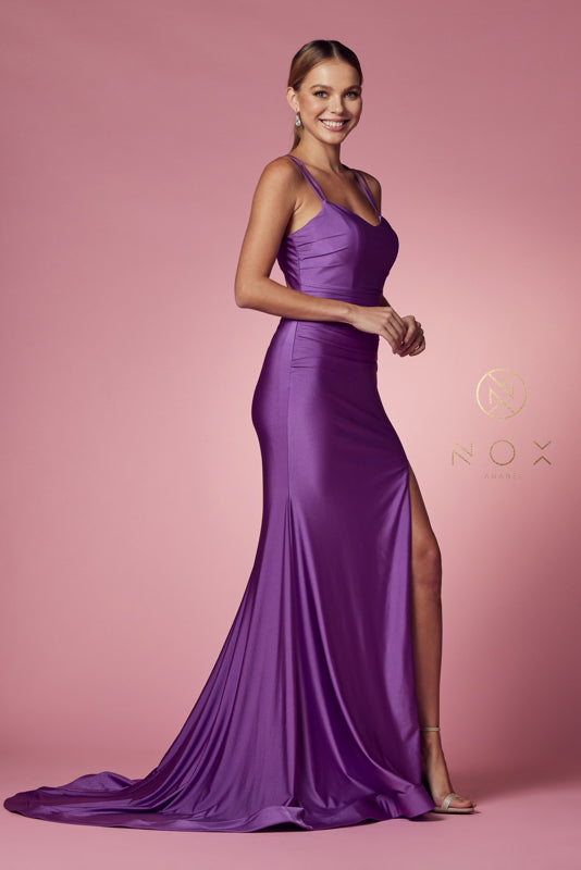 Nox Anabel's Enchanting Chiffon Gown: Radiate Like a Star