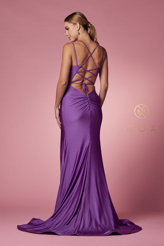 Nox Anabel's Enchanting Chiffon Gown: Radiate Like a Star