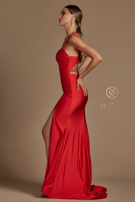Nox Anabel's Enchanting Chiffon Gown: Radiate Like a Star