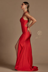 Nox Anabel's Enchanting Chiffon Gown: Radiate Like a Star