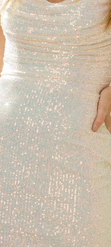 Nox Anabel's Shimmering Sequined Dress: Radiate Ethereal Elegance