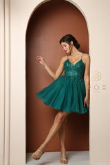 Nox Anabel's Enchanting Corset Cocktail Dress: A Shimmering Statement for Special Occasions