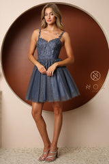 Enchanting Lace Sweetheart Dress by Nox Anabel: A Timeless Masterpiece