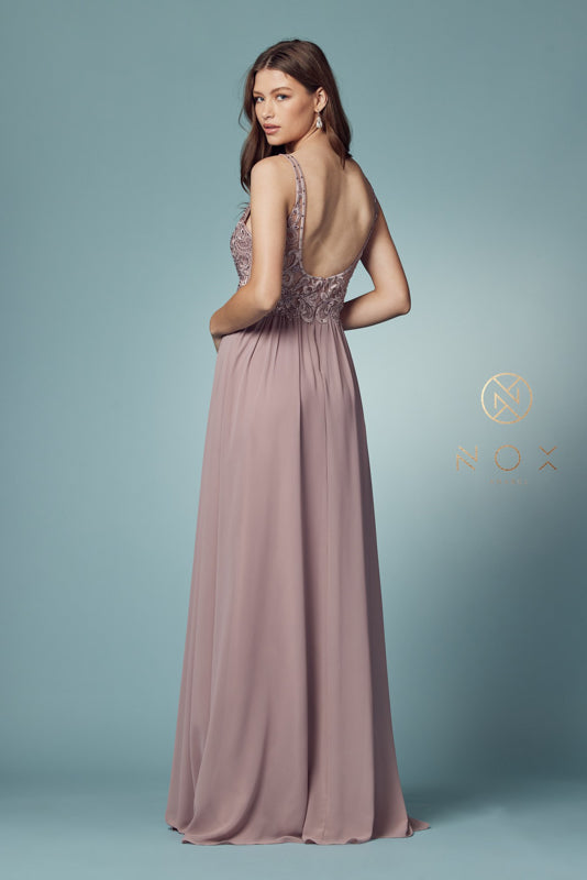 Nox Anabel's Shimmering Beaded Prom Dress: Captivating Couture for Your Special Night