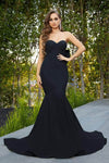 Enchanting Portia and Scarlett Gown: Tailored Silhouette, Mermaid Skirt, and Sweetheart Neckline