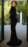 Portia and Scarlett's Shimmering Sequined Mermaid Gown for a Captivating Night