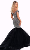 **Portia and Scarlett's Shimmering Star: Captivating Off-Shoulder Gown for Special Occasions**