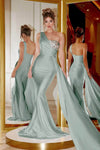 Captivating One-Shoulder Gown for Unforgettable Occasions by Portia and Scarlett