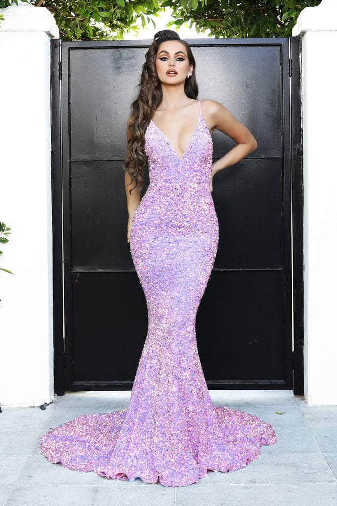 **Portia and Scarlet's Captivating Trumpet Gown: A Symphony of Elegance for Special Occasions**