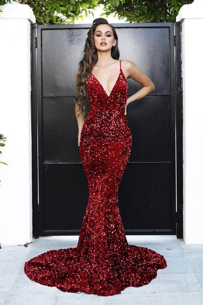 **Portia and Scarlet's Enchanting Evening Gown: Elevate Your Allure**