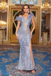 Portia and Scarlett's Captivating Sheer Mermaid Gown: A Vision for Special Occasions