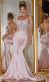 Enchanting Mermaid Gown by Portia and Scarlett: Sheer Elegance for Special Occasions