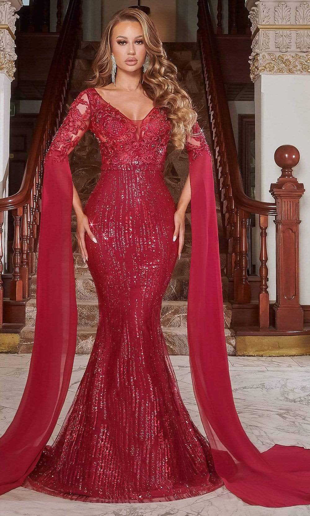Portia and Scarlett: Enchanting Illusion Gown for Unforgettable Occasions