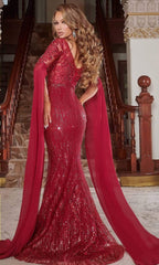 Portia and Scarlett's Enchanting Illusion Gown: A Vision of Elegance for Special Occasions