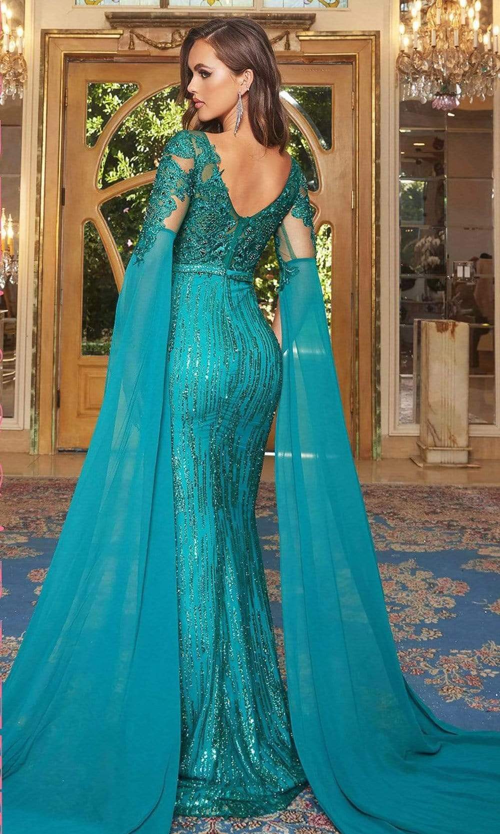 Portia and Scarlett: Enchanting Illusion Gown for Unforgettable Occasions