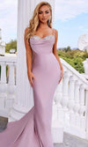 Ethereal Glamour: Portia & Scarlett's Shimmering Mermaid Dress