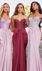 Portia and Scarlett: Captivating Strapless Masterpiece for Formal Splendor (PS22230)