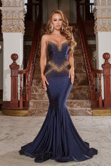 Enchanting Mermaid Gown: Shimmering Embellishments by Portia and Scarlett
