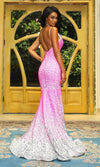 Portia and Scarlett's Ombre Beaded Mermaid Gown: Captivating Elegance for Unforgettable Occasions
