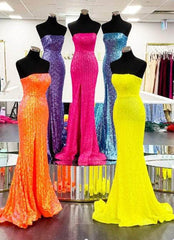 **Shimmering Sequined Elegance: Portia and Scarlett's Captivating Hot Pink Gown**