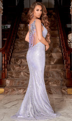 Shimmering Elegance: Portia and Scarlett's Sequined Mermaid Gown