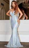 Portia and Scarlett: Shimmering Mermaid Gown for Unforgettable Occasions (PS22513)