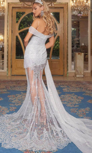 Ethereal Elegance: Portia and Scarlett's Shimmering Mermaid Gown