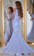 Captivating Lilac Gown by Portia and Scarlett: Feminine Grace Personified