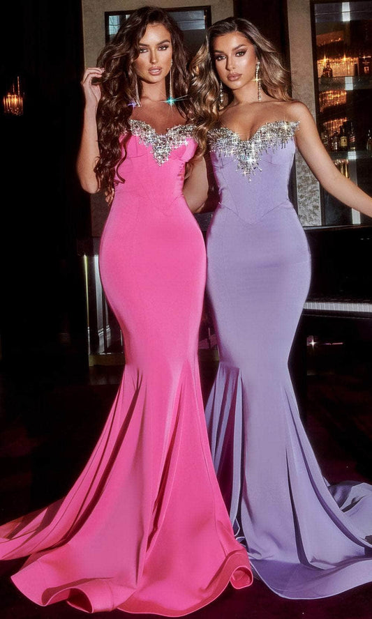 Enchanting Mermaid Majesty: Portia and Scarlett's Scintillating Gown
