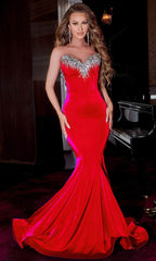 **Portia and Scarlett's Goddess-Inspired Mermaid Dress: Embrace Your Inner Glamour**