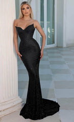 Captivating Elegance: Portia and Scarlett's Intricate Corset Gown