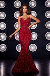 **Mesmerizing Sparkle: Portia and Scarlett's Enchanting Gown for Unforgettable Occasions**