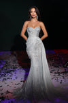 Shimmering Enchantment: Portia and Scarlett's Captivating Sequin Gown