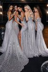 **Portia and Scarlett: Captivating Beaded Evening Gown for Unforgettable Occasions**