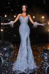 **Enchanting Elegance: Portia and Scarlett's Beaded Masterpiece**