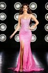Enchanting Portia and Scarlett Gown: Radiate in Shimmering Elegance