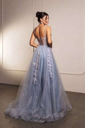 Sweetheart Beaded High Slit Gala Gown RQ8137