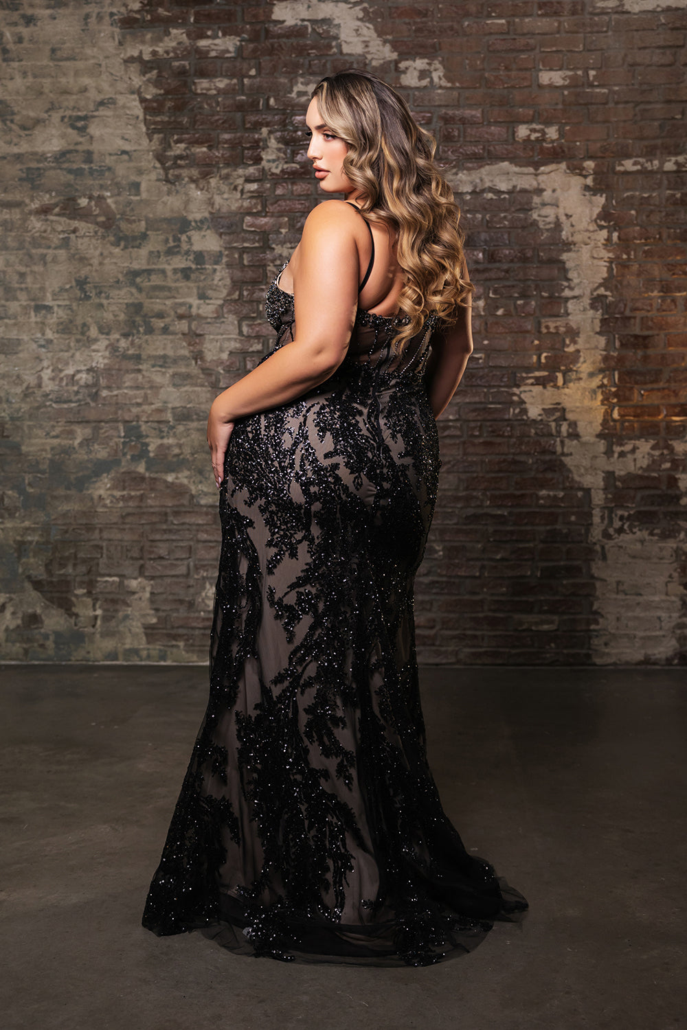 Sequin Sheath Gala Gown RQ8160 by Royal Queen