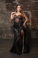 Sequin Sheath Gala Gown RQ8160 by Royal Queen