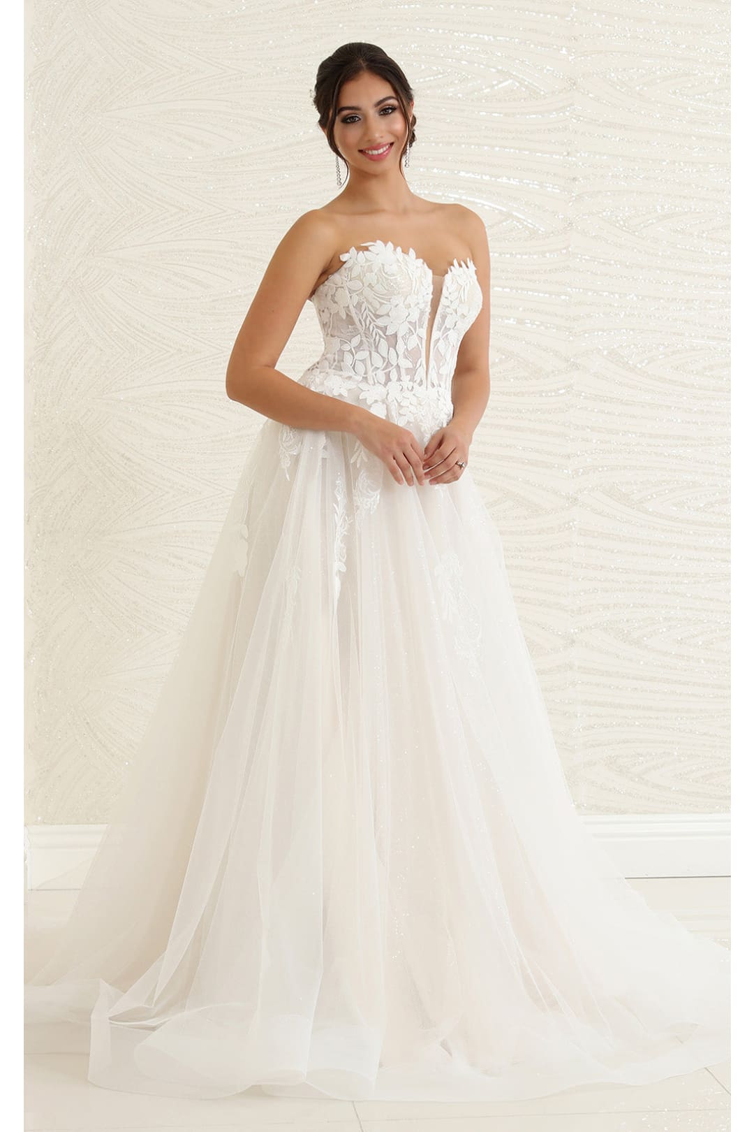 Bridal Dress Sweetheart A-Line Wedding Gown By Royal Queen RQ8131 - Dress