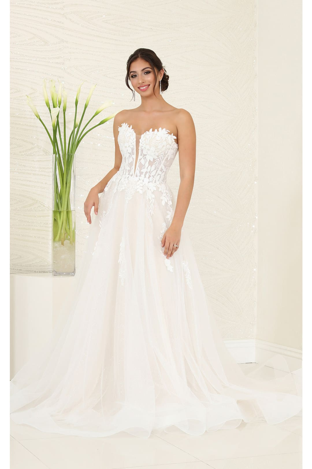 Bridal Dress Sweetheart A-Line Wedding Gown By Royal Queen RQ8131 - Dress