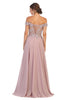 Elegant Formal Embroidered Prom Gown And Plus Size