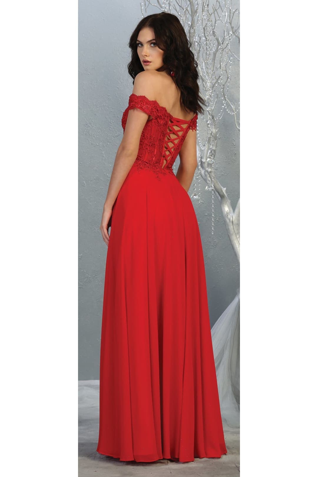 Valentine’s Day Dress in Red Cute Vday Outfit & Plus Size by MQ1714 - Red / 4 - Dress