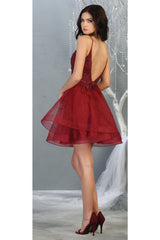 Embellished Graduation Dress