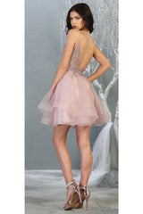 Embellished Graduation Dress