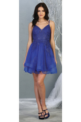 Embellished Graduation Dress