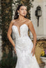 Engagement Dress Strapless Mermaid Bridal Gown By Royal Queen RQ8145 - Dress