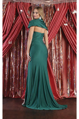 Pleated Fitted Mermaid Dress - Dress