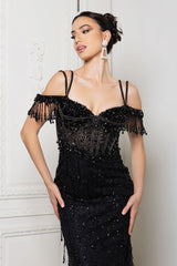 Formal Dress Long Sweetheart Sheath Gown By Royal Queen RQ8193 - Dress