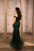 Formal Dress Short Sleeves Mermaid Prom Gown By Royal Queen RQ8157 - Dress
